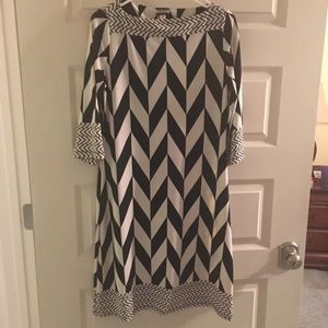 Black and white dress